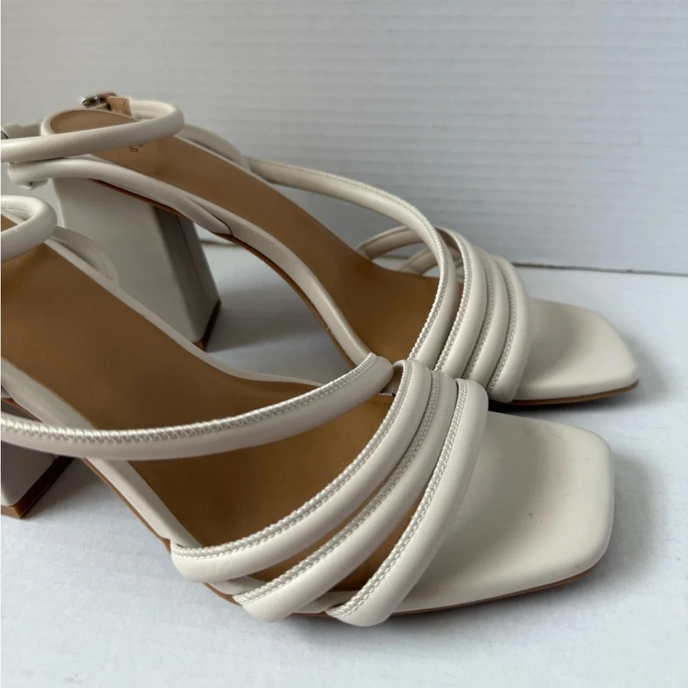 A New Day Off-White Strappy Sandals - Picture 3 of 6